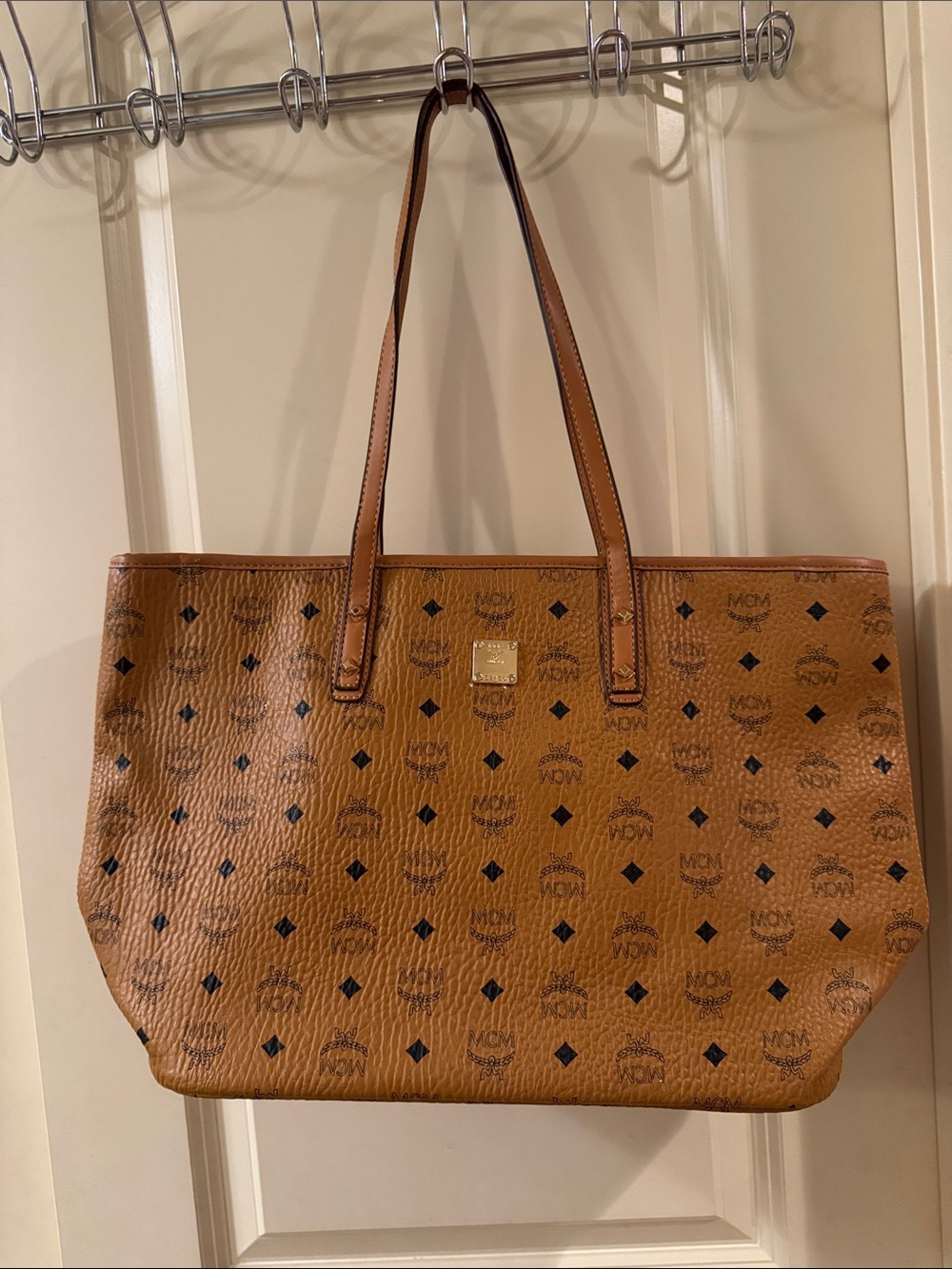 Tan Shoulder Tote Bag